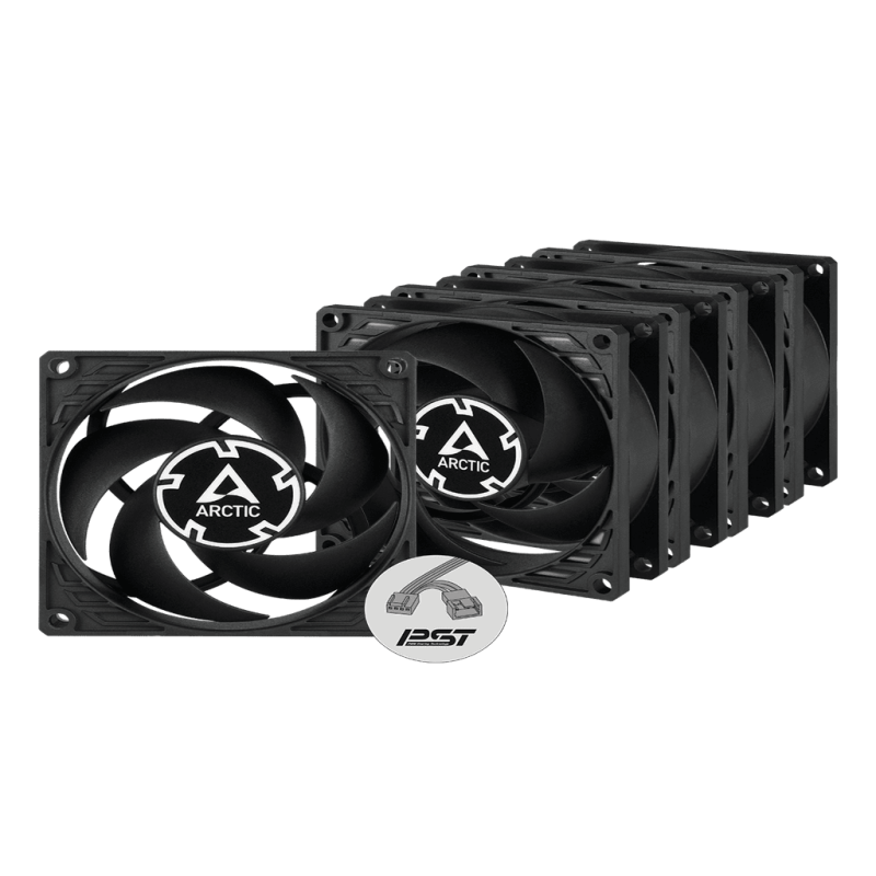 Arctic P8 PWM PST 5-pack fans80mm PWM Fan