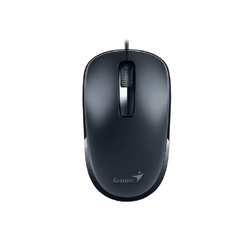Genius miš DX-125, žičani, USBkonektor, optički, 3 tipke,crni
