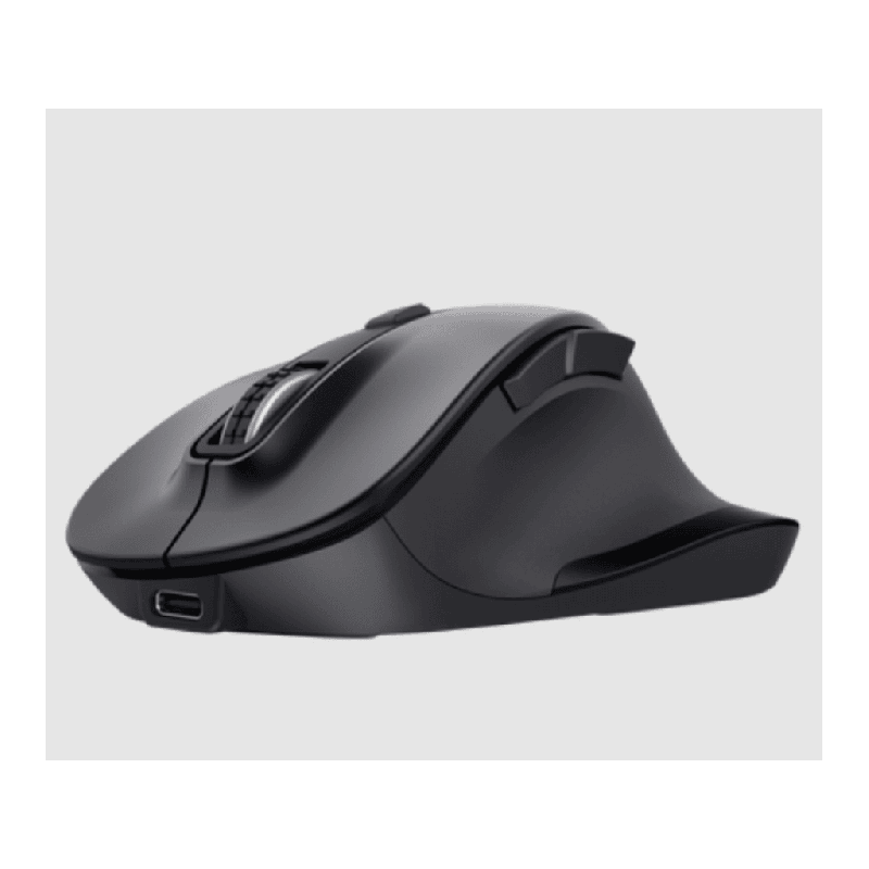 Trust Fyda multi-devicewireless miš, USB-C, optičkisenzor, 800-2400 dpi, crni