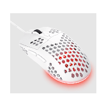 Trust GXT928 Helox RGB gamingmiš, ultra lagan, 6400 dpi,žičani, bijeli