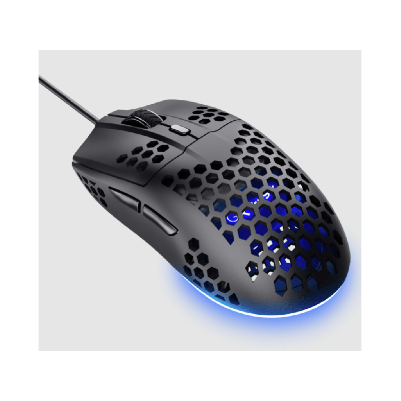 Trust GXT928 Helox RGB gamingmiš, ultra lagan, 6400 dpi,žičani, crni
