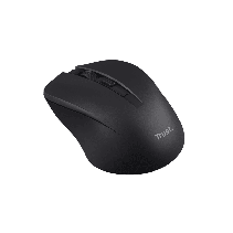 Trust Mydo silent wireless miš,crni, 1000-1800 dpi, objeruke, 4 tipke, tihi