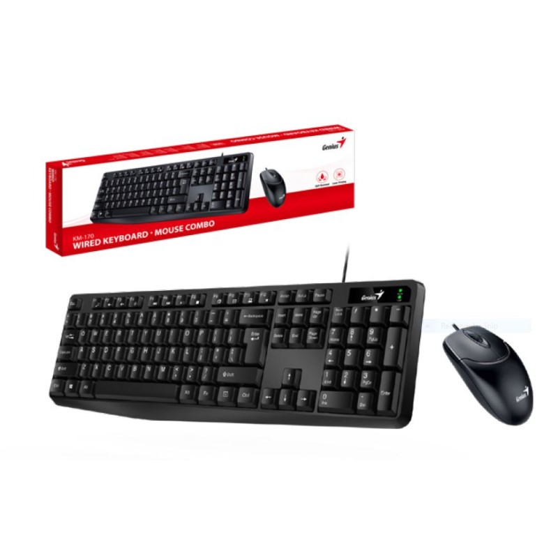 Genius KM-170 tastatura+miš USB veza Genius KM-170 tastatura+miš USB veza