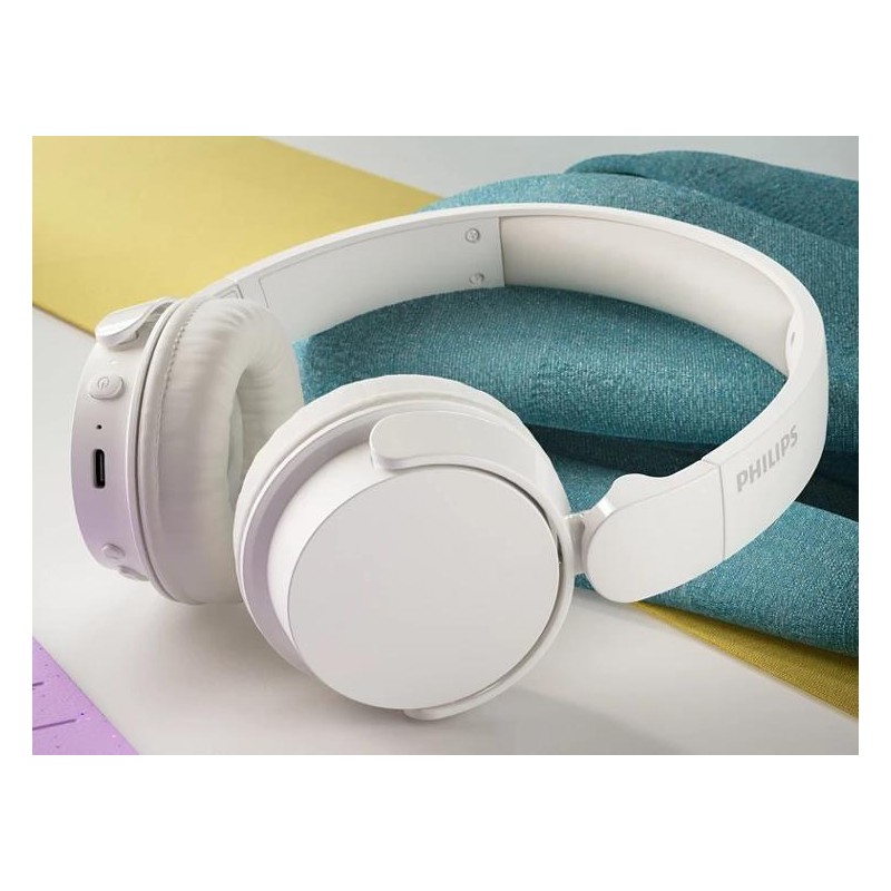 Philips TAH4209WT/00 BT slusal, zatvoreni akustični sistem, verzija BT 5.3, do 55h glazbe