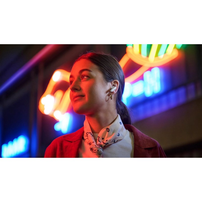 Philips TAT2000WT/00 slušaliceBT 5.4 baterija do 32h IPX4tehnologija sa 4 mikrofona