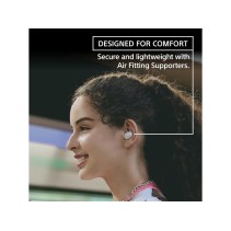 Sony LinkBuds True WirelessFit X dizajn za udobnosttezina 4,9g x 2 V2 procesor noice cans