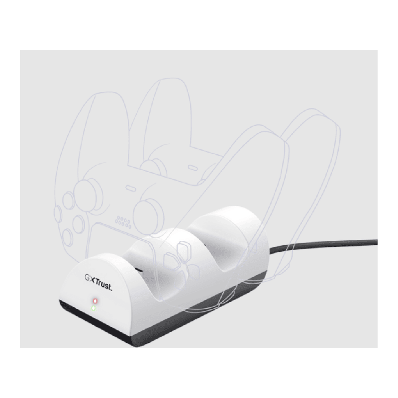 Trust GXT254 duo charge dockza PS5