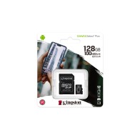 Kingston microSD 128GB Class10Canvas Select Plus100MBs Read,Class 10 UHS-I