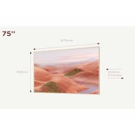 TCL 75"A300W NXTVISION 4K QLEDGoogle OS 144Hz VRR ART TVDolby Atmos Ambient mode HDMI 2.1