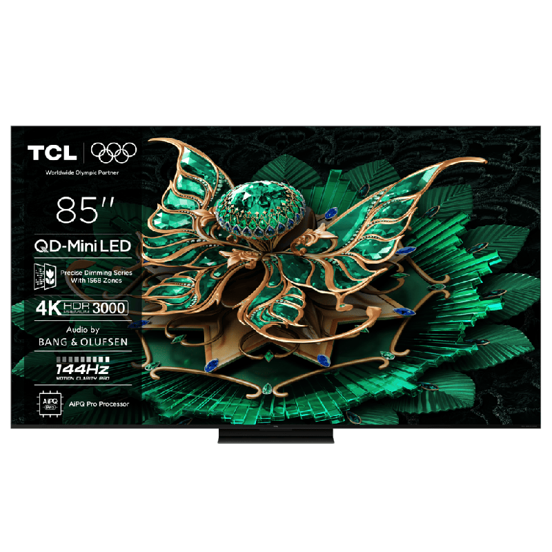 TCL 85"C7K 4K QD-Mini LED TV144Hz Google TV Game MasterAudio BANG & OLUFSEN HDR Premium