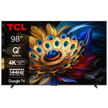 TCL 98"C655 4K QLED TVGoogle TV QLED pro 144HZMotion clarity pro HDMI 2.1 2.1 ONKYO