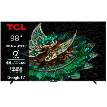 TCL 98"C765 QD-Mini LED 4K TVHDR 2400 nits QLED PROONKYO 2.1ch 144Hz VRR Google TV