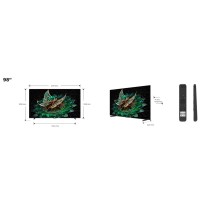 TCL 98"C765 QD-Mini LED 4K TVHDR 2400 nits QLED PROONKYO 2.1ch 144Hz VRR Google TV