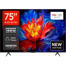 TCL 75"P8K 4K QLED TV 144HzGoogle TV Motion Clarity ProGame Master Onkyo 2.1