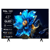 TCL 43"P7K 4K QLED TV 60HzGoogle TV HDR multi-formatHVA Panel Game Master Dolby Atmos