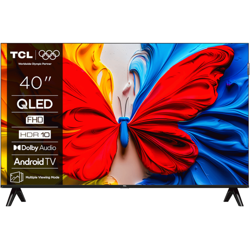 TCL 40in Full HD QLED TV 60Hz Android TV 40S5K