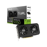 ASUS VGA DUAL-RTX5050-O8G 8GB GDDR6 OC, 128-bit, 3x DP, 1x HDMI