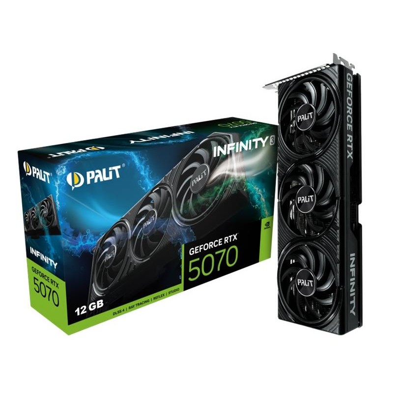 PALIT VGA 5070 Infinity 3 12GB 12GB GDDR7, 192-bit, 3x DP, 1x HDMI