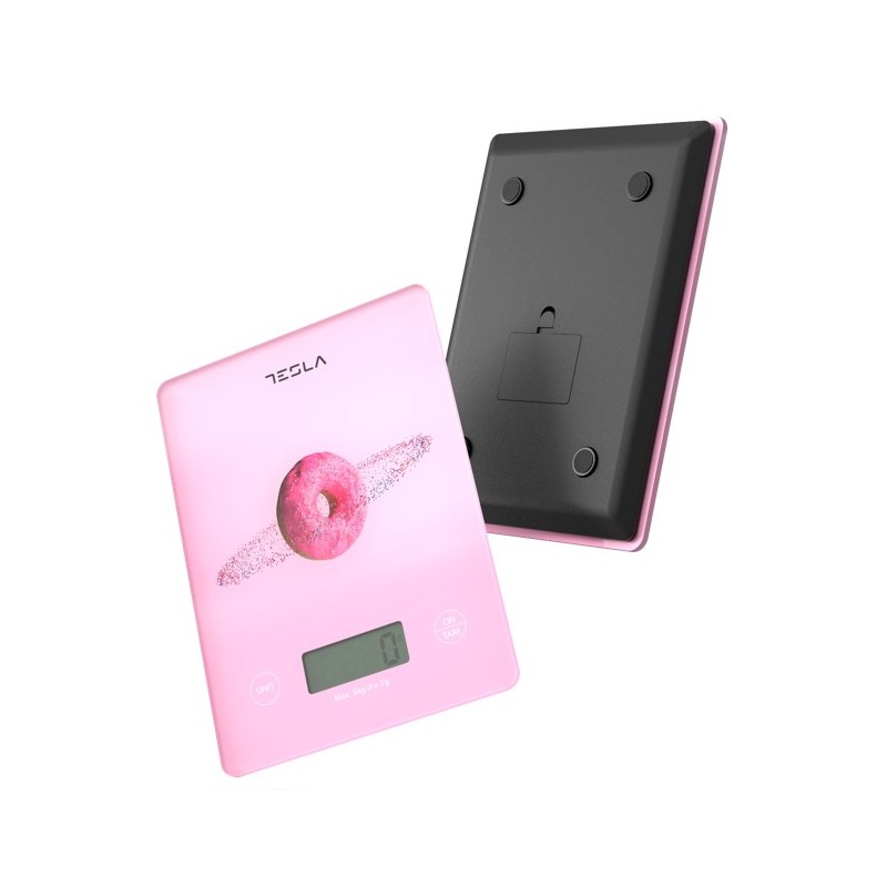 TESLA Kuhinjska vaga KS101PKapacite 5 kg 2XAAA baterija Jedinica: g/fl.oz/oz/ml/lb