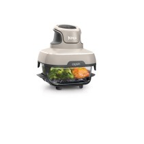 Ninja CRISPi 4u1 bez/crna4 funkcije,prenosna friteza,snaga 1700W,2 posude 3.8L i 1.4L