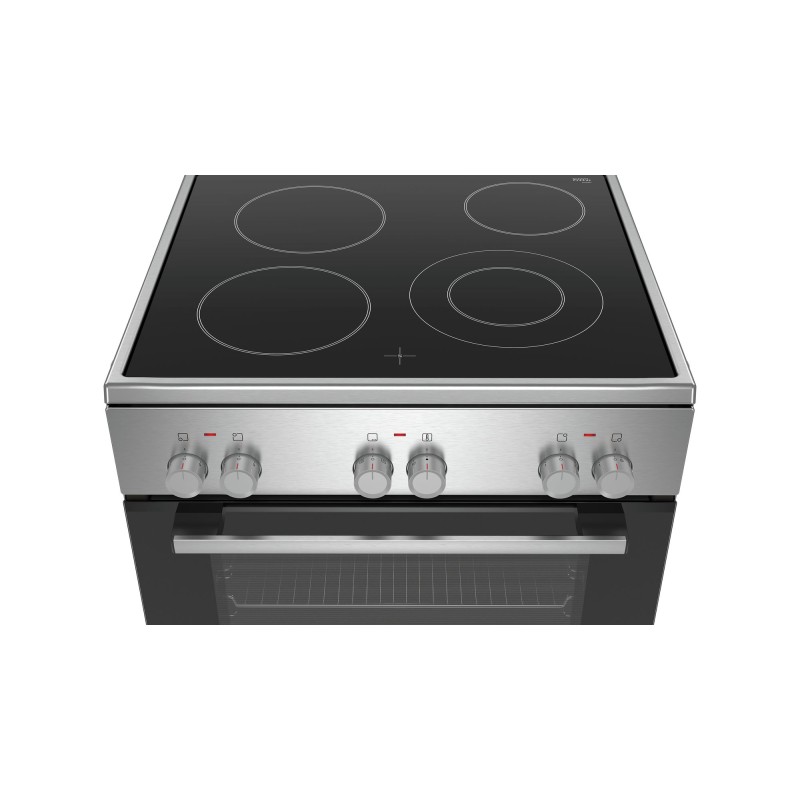 Bosch HKA090150 električni štednjak Serie 2, A, 66 L, ravna INOX ploča, 7 programa, 3D HotAir