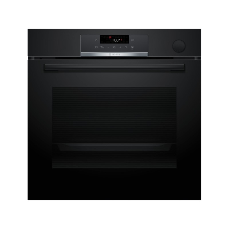 BOSCH pećnica Serie 4| CRNA, Dodavanje pare,EcoClean,8 programa, A+,AIRFRY