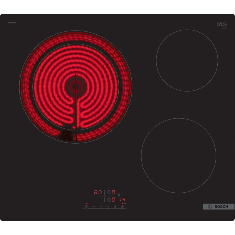 Bosch PKK611BB2E Staklokeramička ploča Serie 4 – 60 cm, 3 zona.