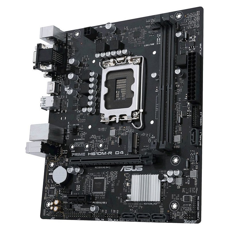 ASUS MB PRIME H610M-R D4-SIIntel H610LGA17002xDDR4m.2VGA,DVI,HDMImATX