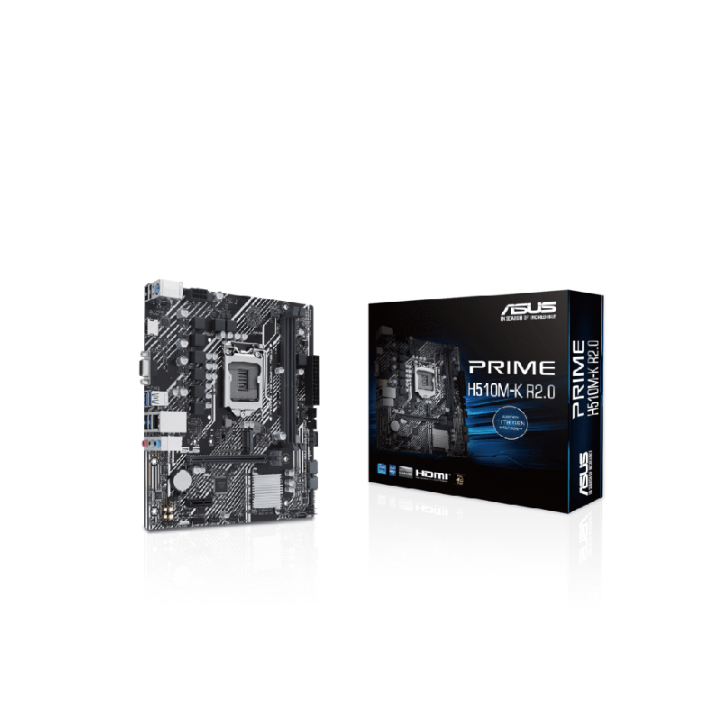 ASUS MB PRIME H510M-K R2.0Intel H470LGA 12002xDDR4VGA,HDMIMicro Atx, 1xM.2