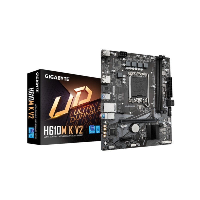 Gigabyte MB H610M K V2 DDR5LGA1700 2xDDR5 M.2 2xSATA6xUSB DP, HDMI mATX