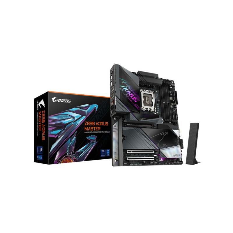 Gigabyte MB Z890 AORUS MASTERLGA1851 4xDDR55xM.2 4xSATA12xUSB DP ATXHDMI, RAID, THUNDERBOLT