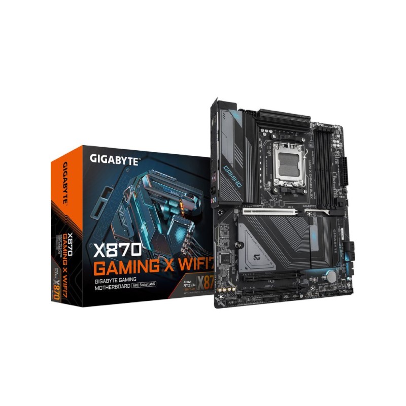 Gigabyte MB X870 GamingX WIFI7AM5 4xDDR5 3xM.2 4xSATA10xUSB WIFI 7 ATX RAID Bluetooth