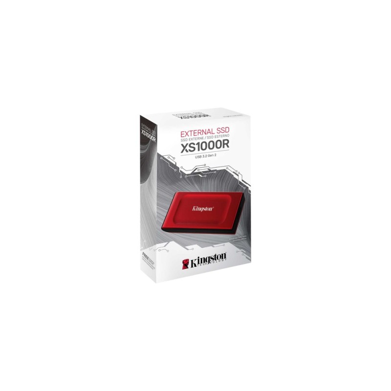 Kingston Ext SSD 1TB USB-C REDXS1000, R/W:1050/1000MBs