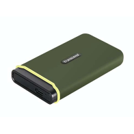 Transcend Portable SSD 500GBESD380C serija,anti-shockType C,2000/2000 MBs,Military green