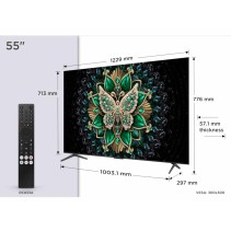 TCL 55"C6K 4K QD-Mini LED TV144Hz Google TV Game MasterDolby Atmos Onkyo 2.1 HDR Premium