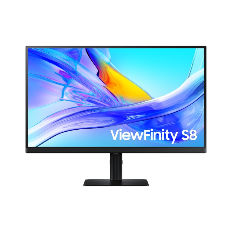 Samsung ViewFinity S8 27" mon4K, PS, 60Hz, 350cd, 5ms, HDMIDP, USB-C 90W, RJ-45, HAS
