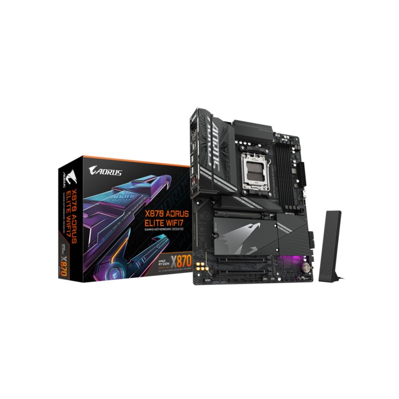 Gigabyte MB X870 A Elite WIFI7AM5 4xDDR5 4xM.2 4xSATA12xUSB WIFI ATX RAID
