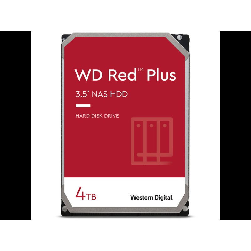 WD HDD 4TB SATA3 Red PlusIntelliPower 256MB,For NAS Systems WD HDD 4TB SATA3 Red PlusIntelliPower 256MB,For NAS Systems