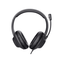 Trust Ayda MAX USB slušalice,over-head, žičane, USB-C,USB-A, stereo, crne