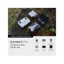 DJI Mini 5 PRO FMC – dron s 1‑inčnim senzorom, 4K snimanjem, ActiveTrack, 36 min leta, Med‑Tele modul, DJI RC‑N3