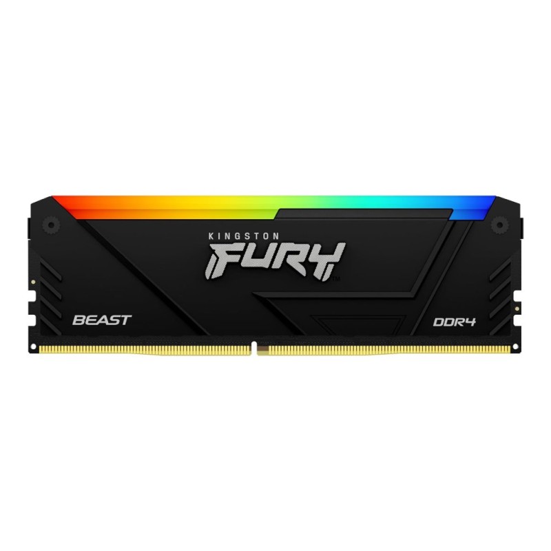Kingston 8GB 3200MHz DDR4 RGBFURY Beast (1x8GB) RGB,CL16, 288-Pin, XMP