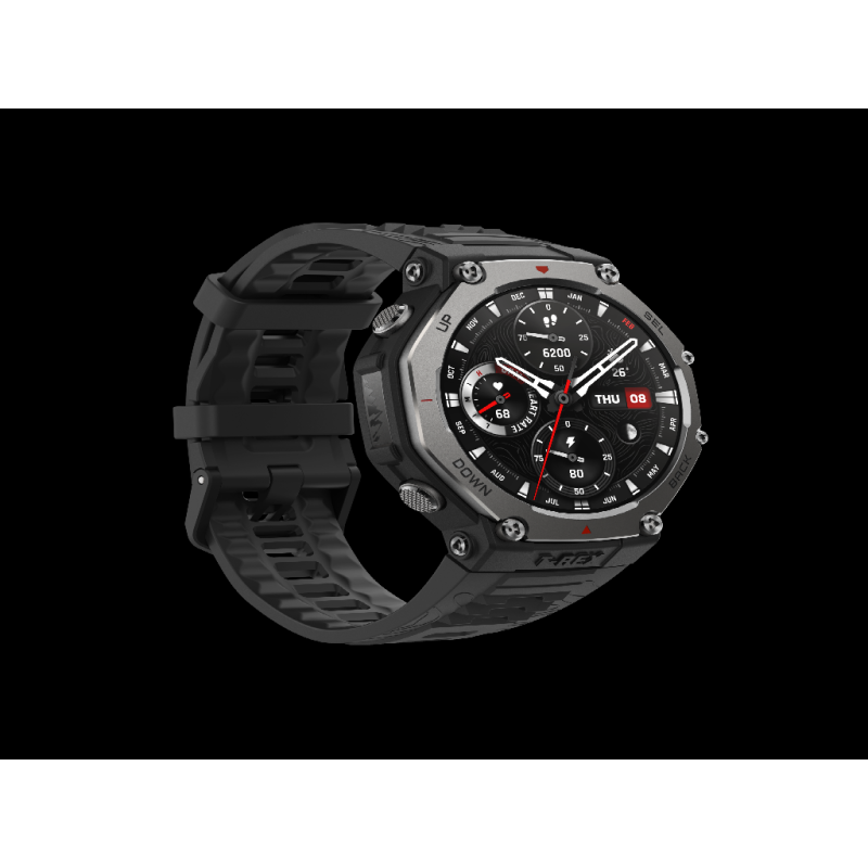 Amazfit T-REX 3 Onyx – 1,5inch AMOLED, 27 dana trajanja baterije, GPS, 100 ATM vodootporan