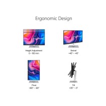 Asus ProArt PA278CV 27‑inčni WQHD IPS monitor – 2560 × 1440, 75 Hz, USB‑C 65 W, 100 % sRGB, HDR10.