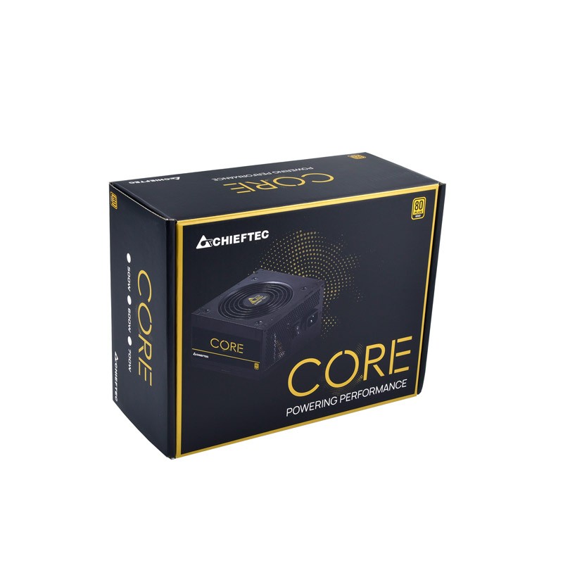 Chieftec PSU 700W BBS-700SCore seria,14cm fan,Active PFC,80+ Gold,4xPCIe,6xSATA