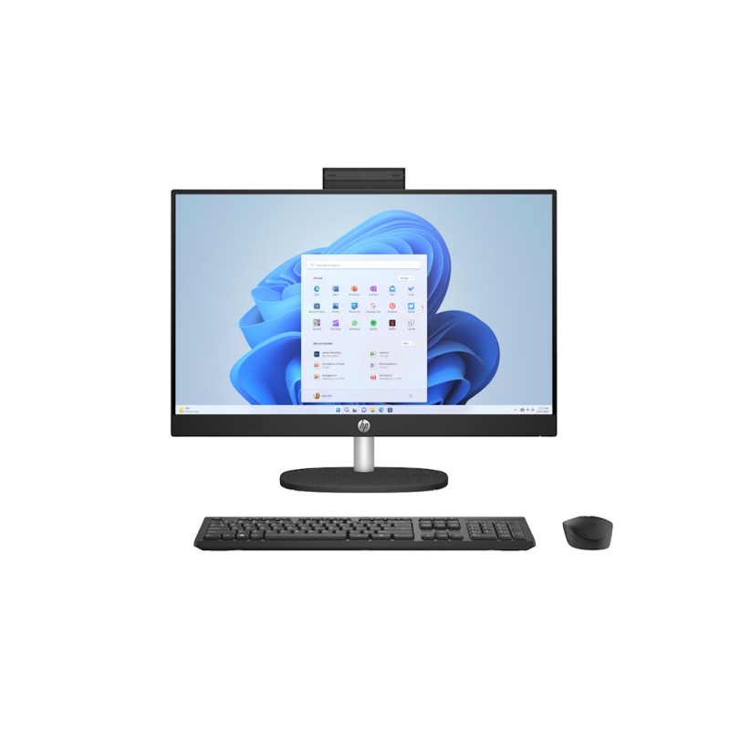HP All-in-One 24" (23,8) crni – i5‑1315U, 16 GB RAM, 512 GB SSD, FreeDOS, Wi‑Fi