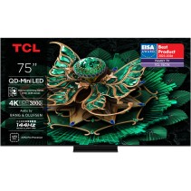 TCL 75" C7K 4K QD‑Mini LED TV – 144 Hz, Google TV, Game Master, Bang & Olufsen zvuk, HDR Premium