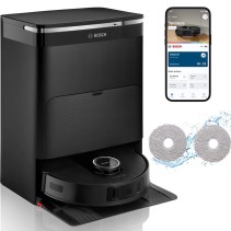 Bosch BCRDW3B Spotless MAX – robotski usisivač, 11 000 Pa usisna snaga, 360° LiDAR navigacija