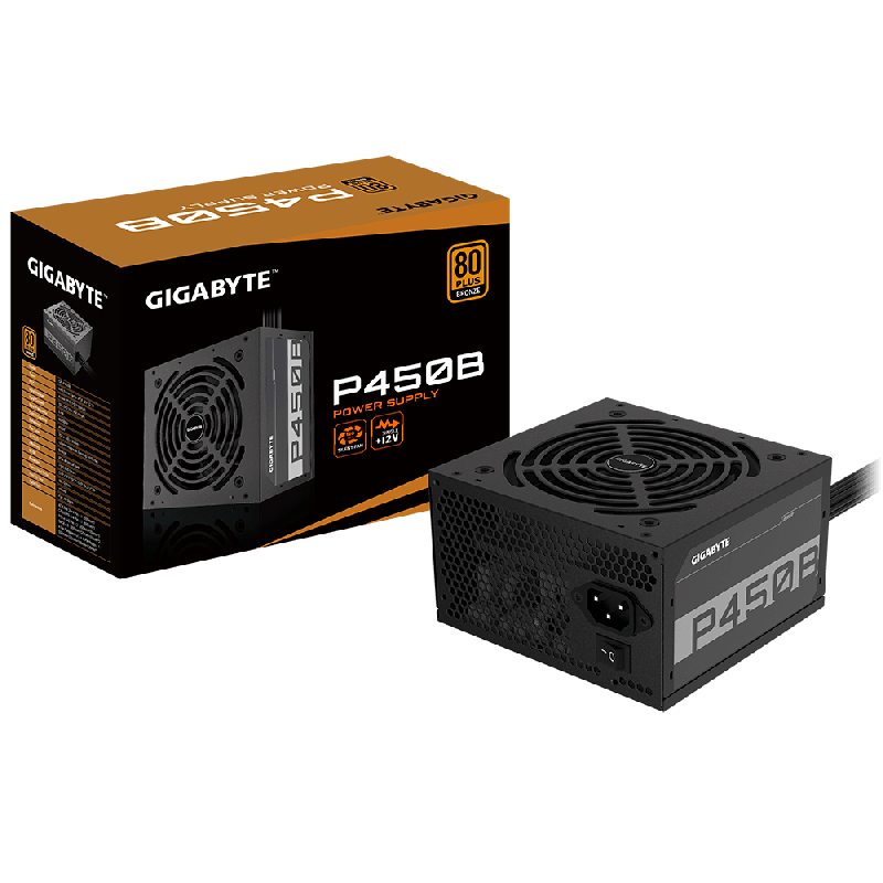 GIGABYTE PSU 450W 80+ bronze6xSATA,2xPCIe 6+2 Pin,3x4Pin,1xFloppy