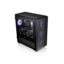 Thermaltake S250 TG ARGB Mid‑tower kućište s tempered staklom, 4 x CT120 ARGB ventilatora i mesh prednjim panelom