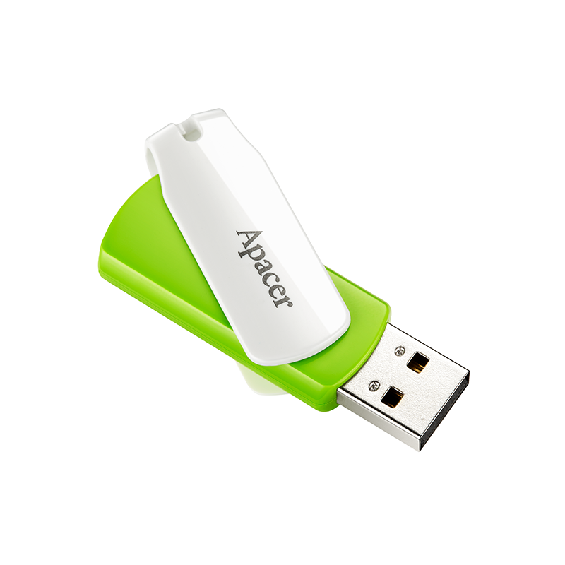 Apacer AP32GAH335G-1 32 GB USB 2.0 flash pogon – zelena